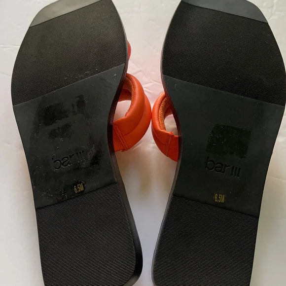 Bar III Womens Solid Slip-On Casual Pool Slides Sandals Orange size 6.5 - Picture 11 of 11